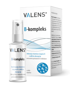 Valens B-kompleks ustno pršilo