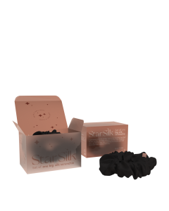 Svilena elastika za lase Black Moon LARGE