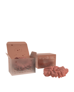 Svilena elastika za lase Daydream Pink LARGE