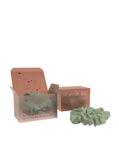 Svilena elastika za lase Green Aurora LARGE