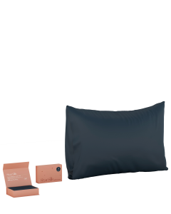 Svilena prevleka za blazino Midnight Blue 50 x 70 cm