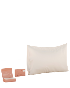 Svilena prevleka za blazino Twinkling White 50 x 70 cm