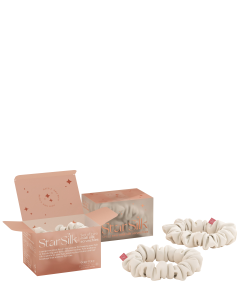 Svilena elastika za lase Twinkling White MIDI