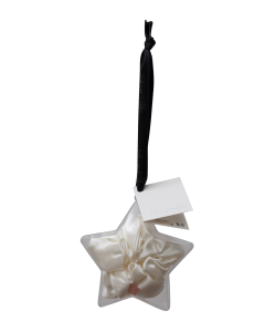 Svilena elastika za lase Twinkling White All Stars, LARGE