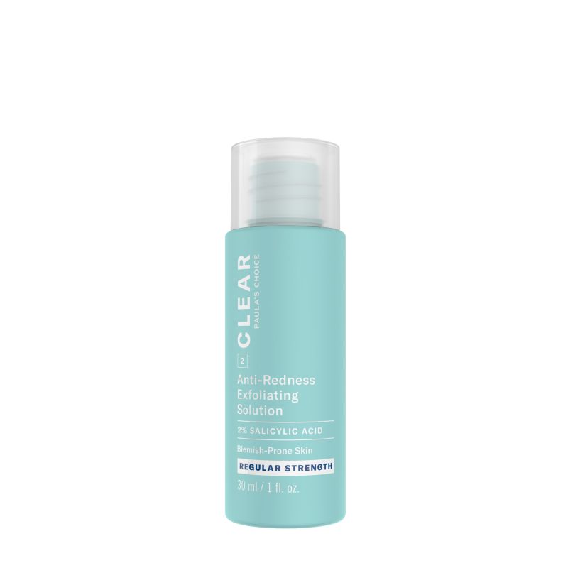Clear Regular Strength Anti-Redness Exfoliating Solution With 2% Salicylic Acid Travel Size