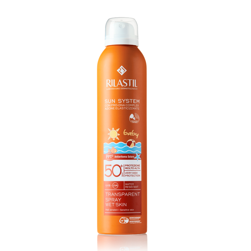 Rilastil SS Baby transparentno pršilo SPF 50+