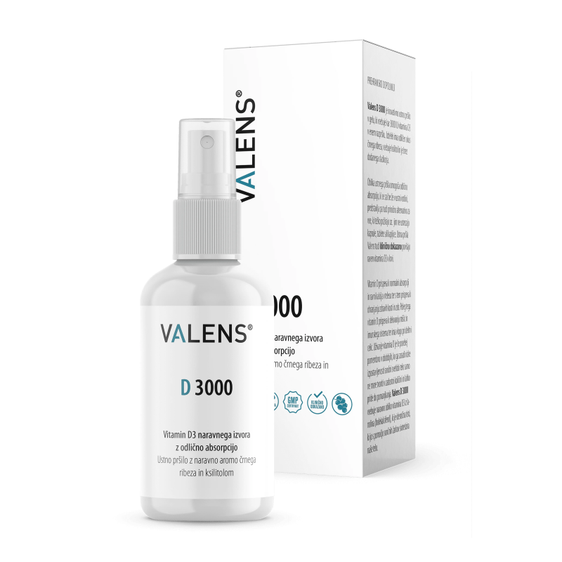 Valens D 3000 ustno pršilo