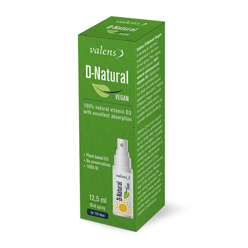 Valens D-Natural Vegan ustno pršilo