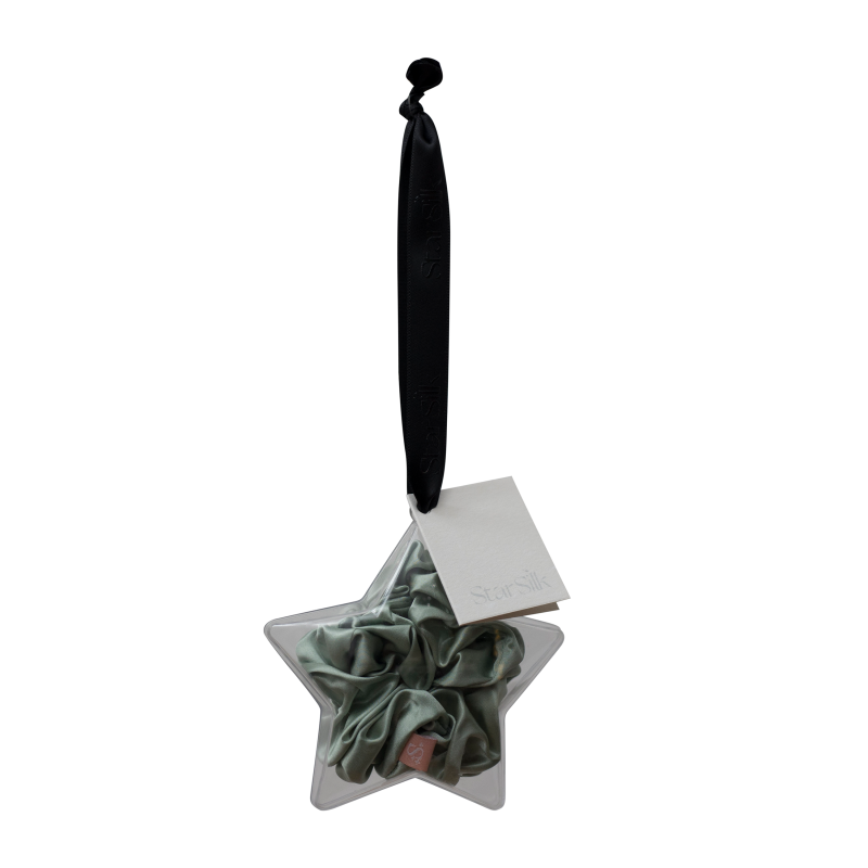 Svilena elastika za lase Green Aurora All Star, LARGE