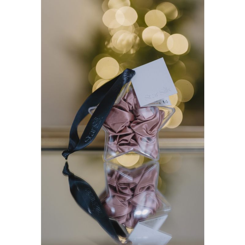 Svilena elastika za lase Daydream Pink All Star, LARGE