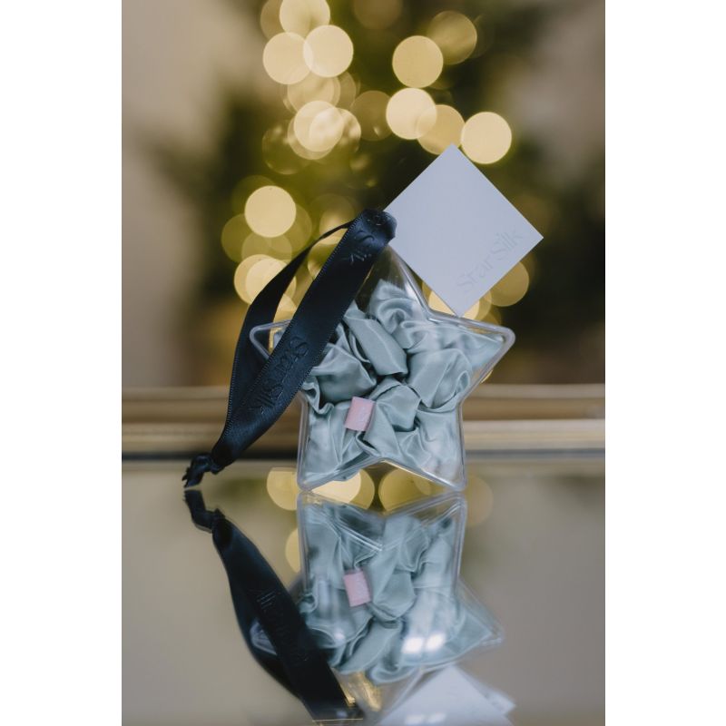 Svilena elastika za lase Green Aurora All Star, LARGE