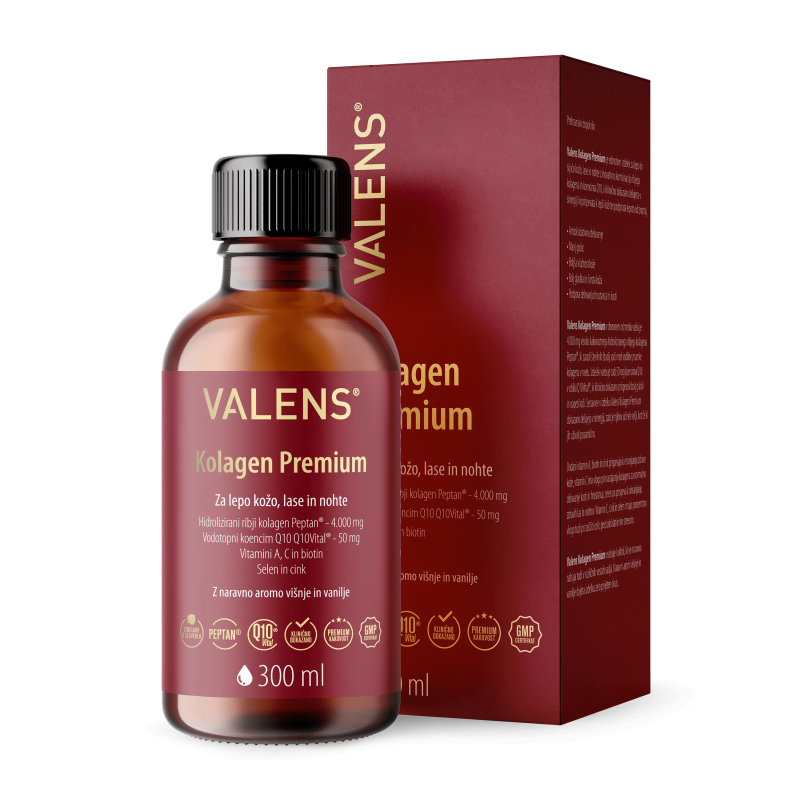Valens Kolagen Premium tekočina - višnja