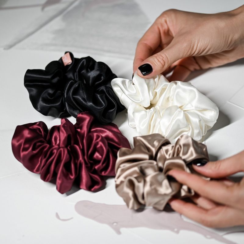 Svilena elastika za lase Golden Sunlight LARGE