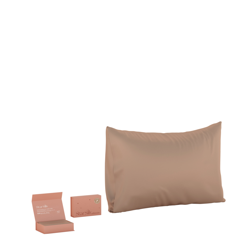 Svilena prevleka za blazino Golden Sunlight 50 x 70 cm