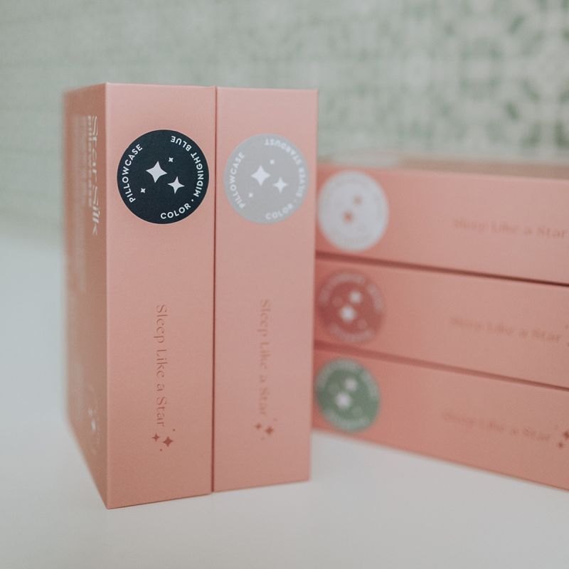 Svilena prevleka za blazino Daydream Pink 50 x 70 cm