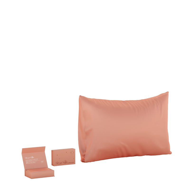 Svilena prevleka za blazino Daydream Pink 60 x 80 cm