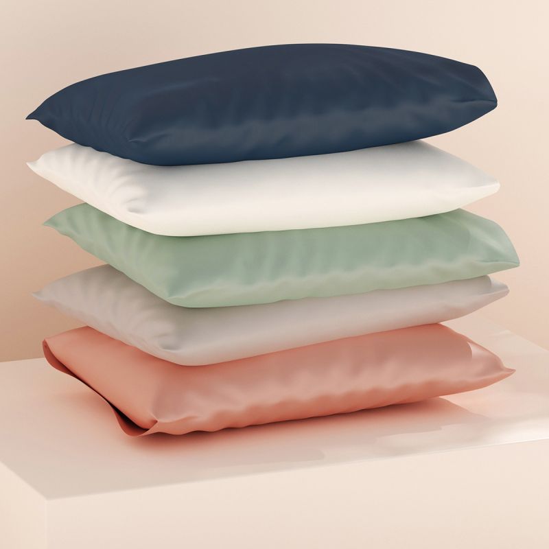 Svilena prevleka za blazino Green Aurora 60 x 80 cm