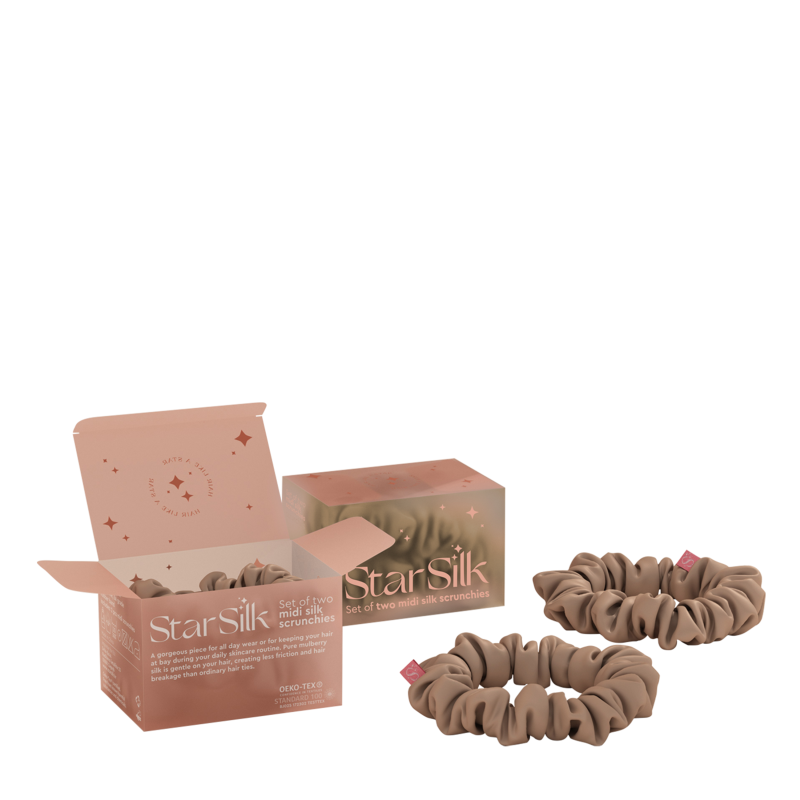 Svilena elastika za lase Golden Sunlight MIDI