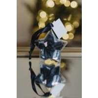 Svilena elastika za lase Black Moon All Stars, LARGE