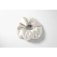 Svilena elastika za lase Twinkling White LARGE