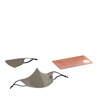 Superskin svilena maska za obraz, siva