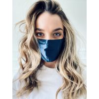 Svilena maska za obraz Midnight Blue