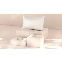 Svilena prevleka za blazino Twinkling White 60 x 80 cm