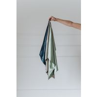 Svilena prevleka za blazino Midnight Blue 50 x 70 cm