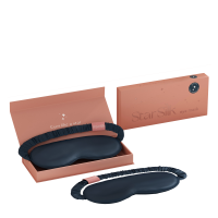 Svilena spalna maska Midnight Blue