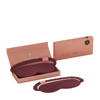 Svilena spalna maska Burgundy Sky