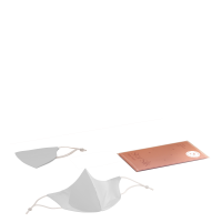 Svilena maska za obraz Twinkling White